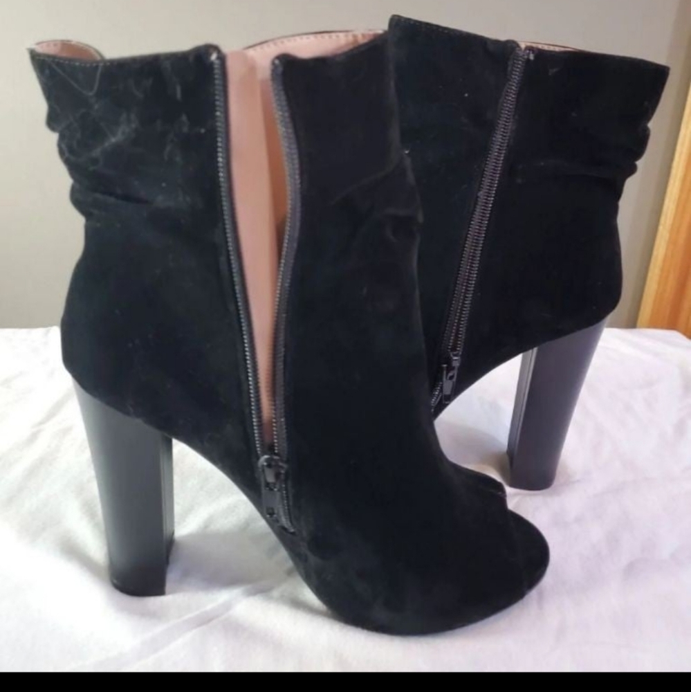 Peep Toe Booties NEW